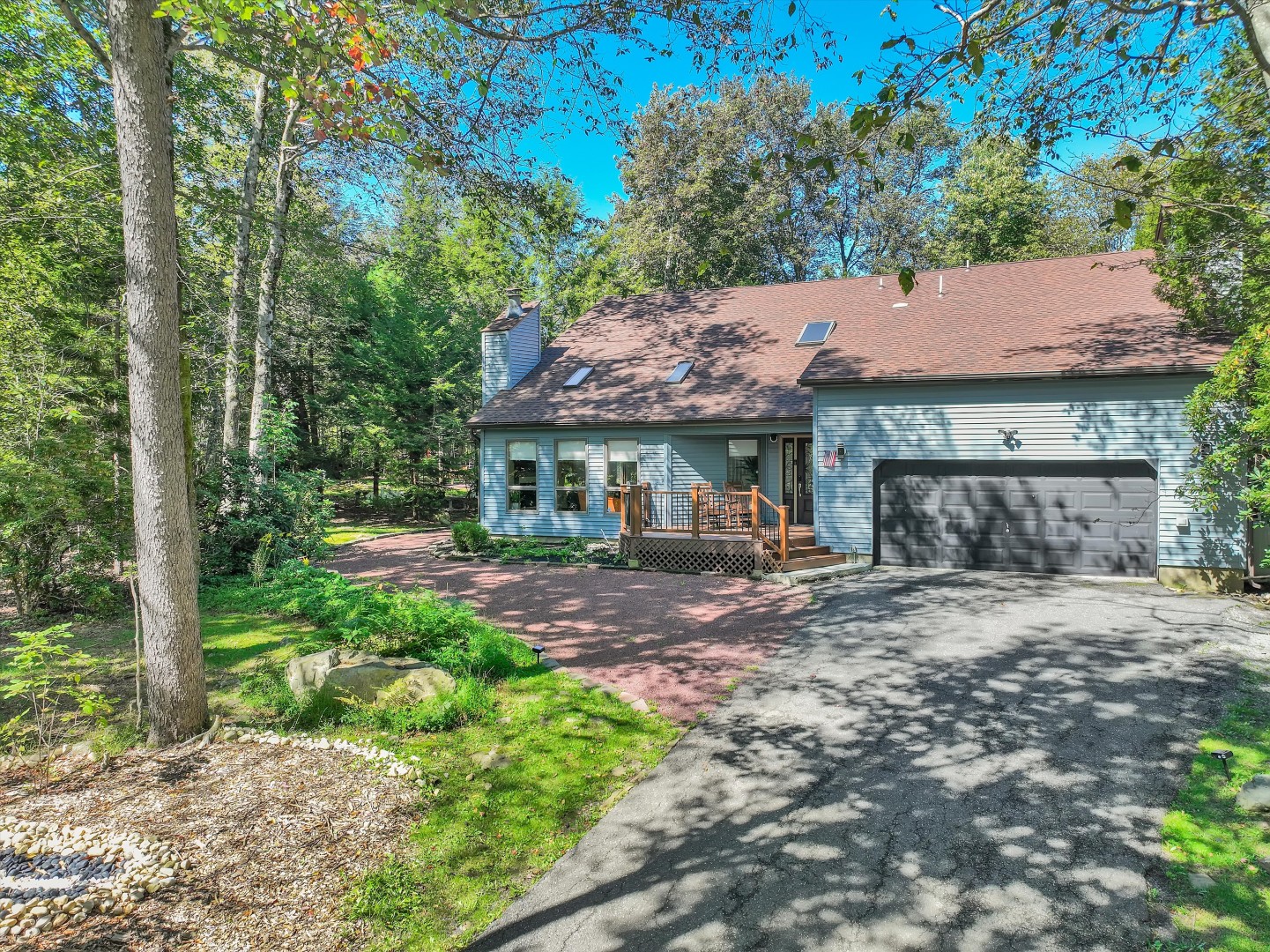 Secluded, scenic, and surrounded by nature - the ultimate Poconos escape for rest, relaxation, and fresh air.