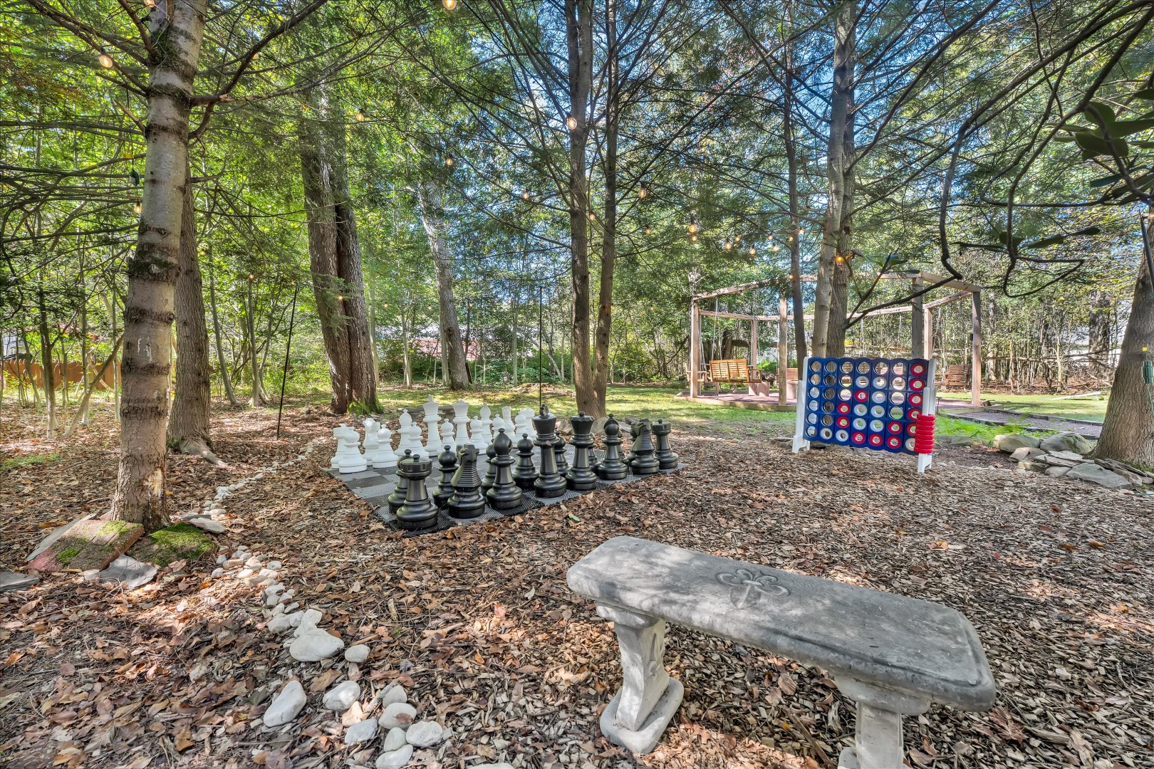 Spend a relaxing afternoon playing chess or connect four and enjoying the natural beauty surrounding the retreat.